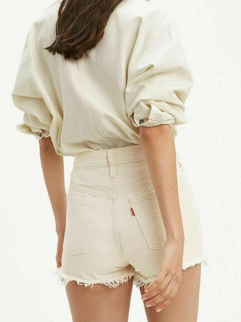 LEVI'S Women's 501 Original Short Size 24 In Natural Instinct - Picture 2 of 10